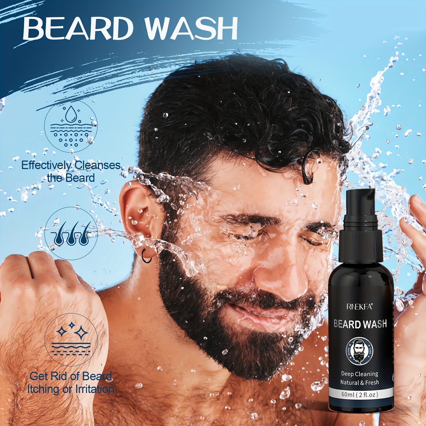 Beard Kit Gifts for Men with Natural Oil Beard Grooming Kit Best Gifts for Men Husband Father Boyfriend Dad Fathers Day Christmas Birthday Valentine Day Beard Oil Beard Balm Beard Wash Shampoo Beard Conditioner Beard Brush Co