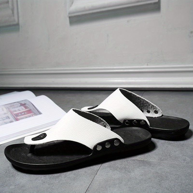 Simple Unisex Breathable Non-slip Slip On Sandals for Casual Summer Beach Outdoors for Men Women