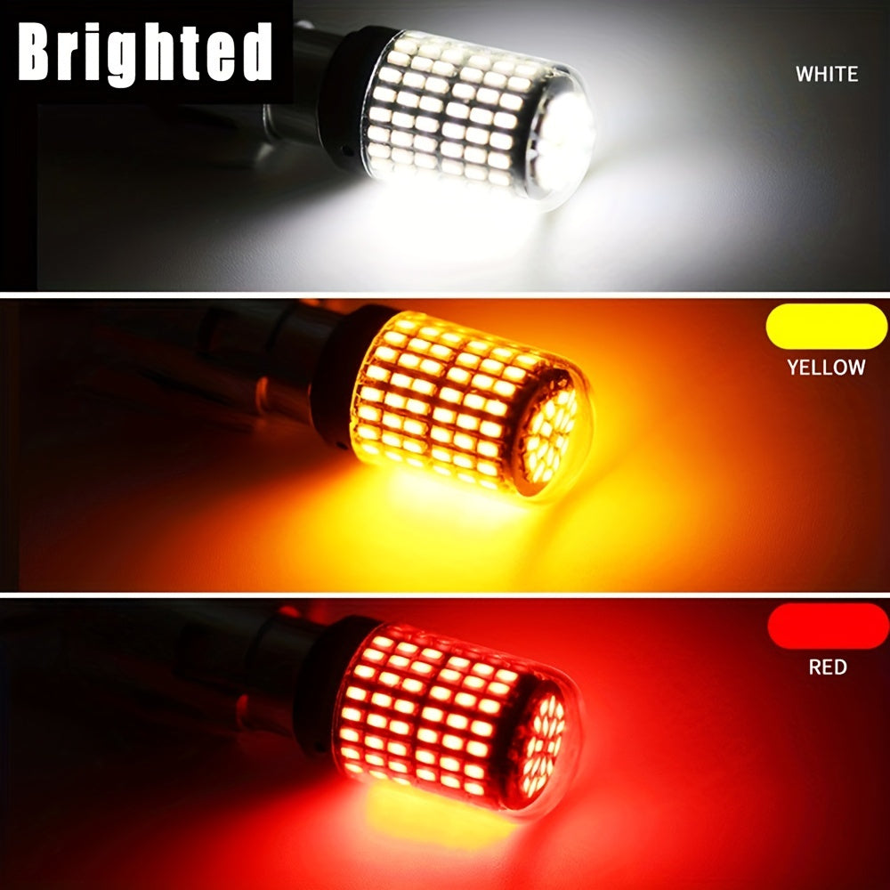 1pair/2pcs LED 1156 BA15S P21W 1157 P21/5W LED Bulbs For Super Brighter Car Brake Reversing Turn Signal Light