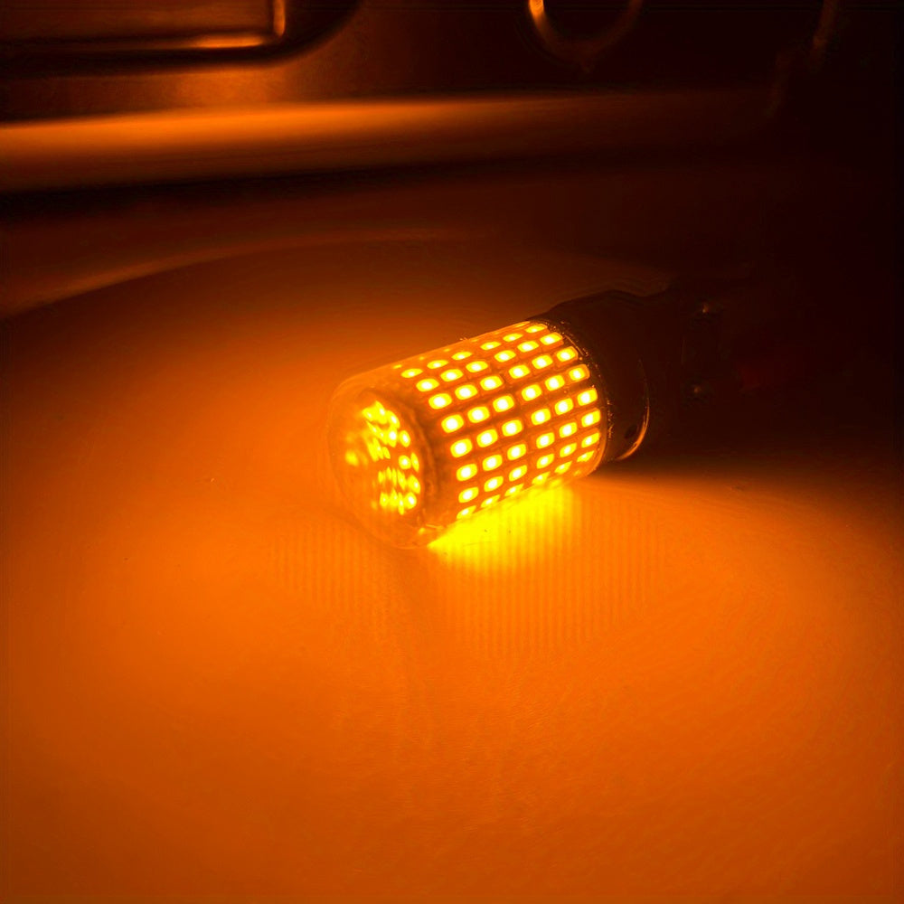 1pair/2pcs LED 1156 BA15S P21W 1157 P21/5W LED Bulbs For Super Brighter Car Brake Reversing Turn Signal Light