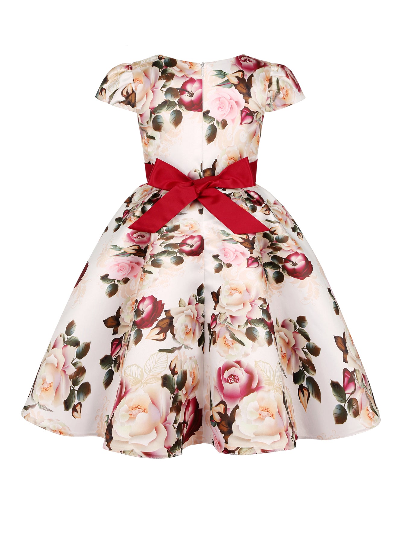 Children Eden 3-10 Years Girls Rose Print Dress