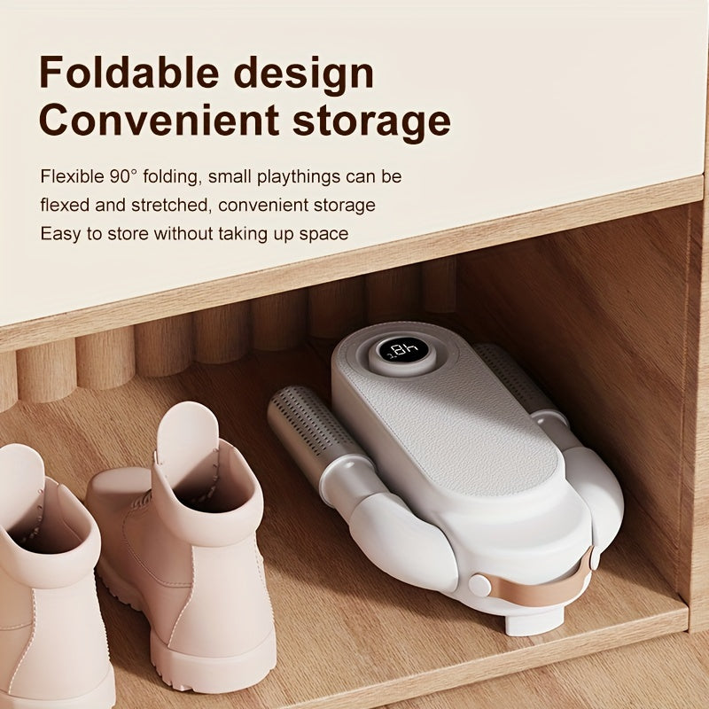 The Smart Shoe Dryer Is a Timed Device for Drying Shoes And Socks at Home Using Hot Air Circulation, Without Battery