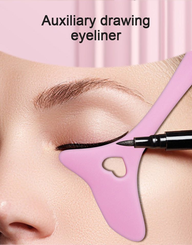Silicone Wing Tips - Eyeliner Stencils, Mascara, Lipstick, Cream Mask Applicator Makeup Beauty Tool for Perfect Application