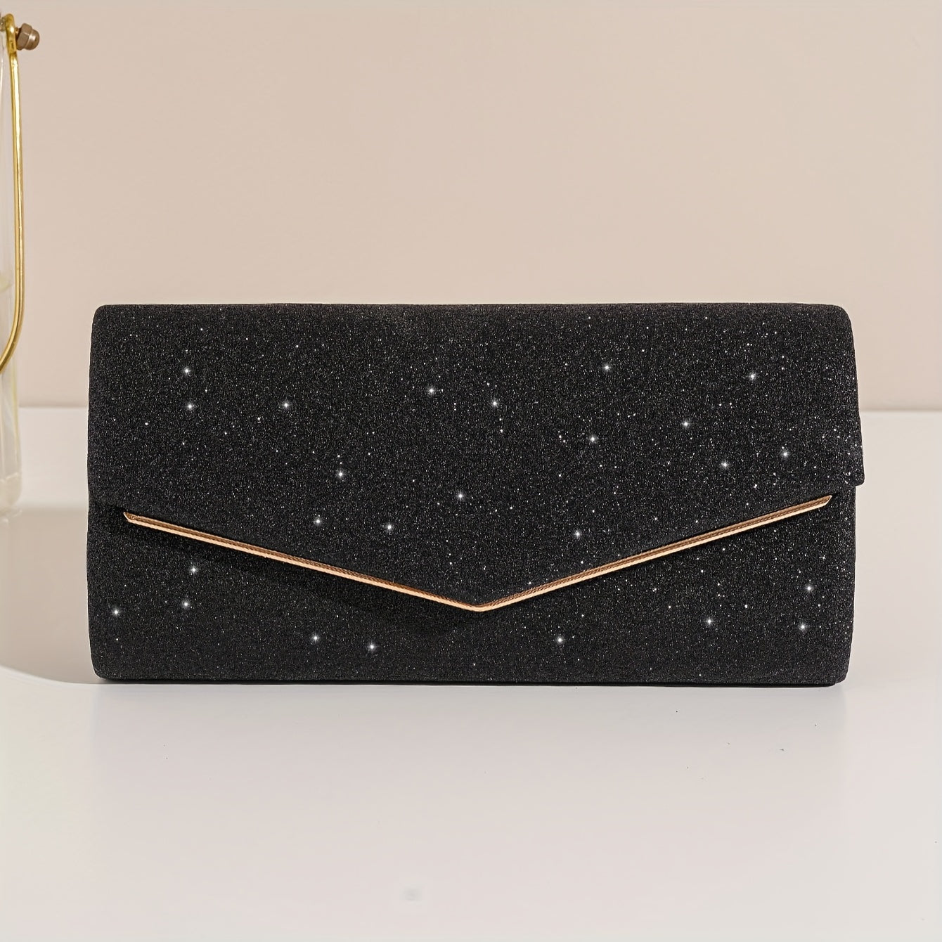 Women's Fashion Clutch With Shoulder Strap And Chain For Evening Party Wallet