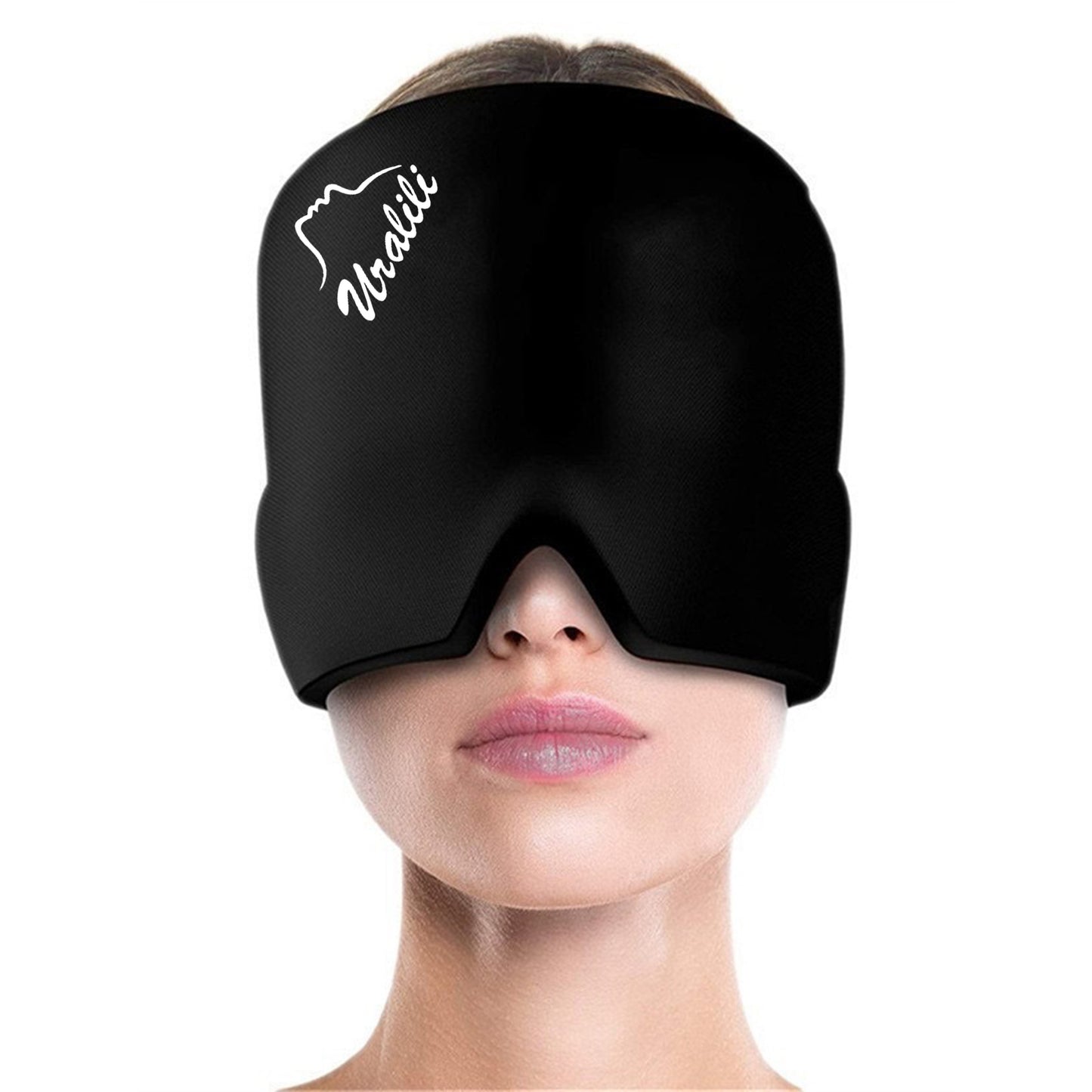 Headache Relief Cap, Migraine Ice Pack Mask Products, Women Cooling Gel Hat, Face Cold Compress Head Wrap for Her Stress. Great Birthday Gift for Mom, Sister, Grandma, Girlfriend, & Teacher