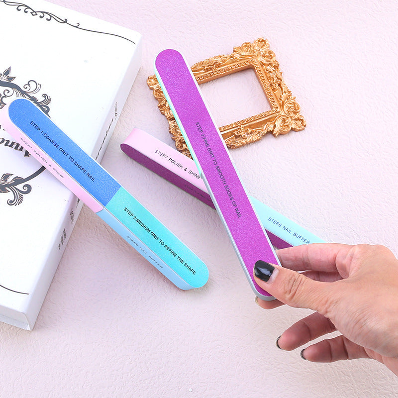 7 Sides Nail Cuticle Polish Strip Tool - Easy Manicure and Pedicure with Clean Cut
