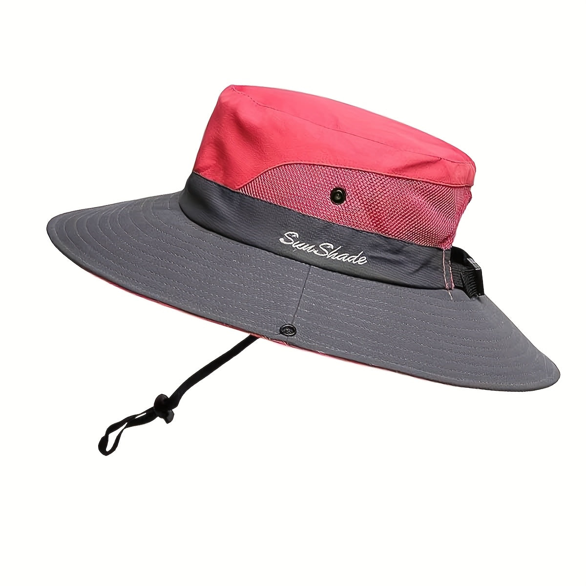 SUNYGOOG UPF Bucket Hat with Cooling Mesh & Ponytail Hole - Breathable Shield for Men & Women, Lightweight Wide Brim Outdoor for, Fishing, - Adjustable (Hand Wash/Dry Clean)