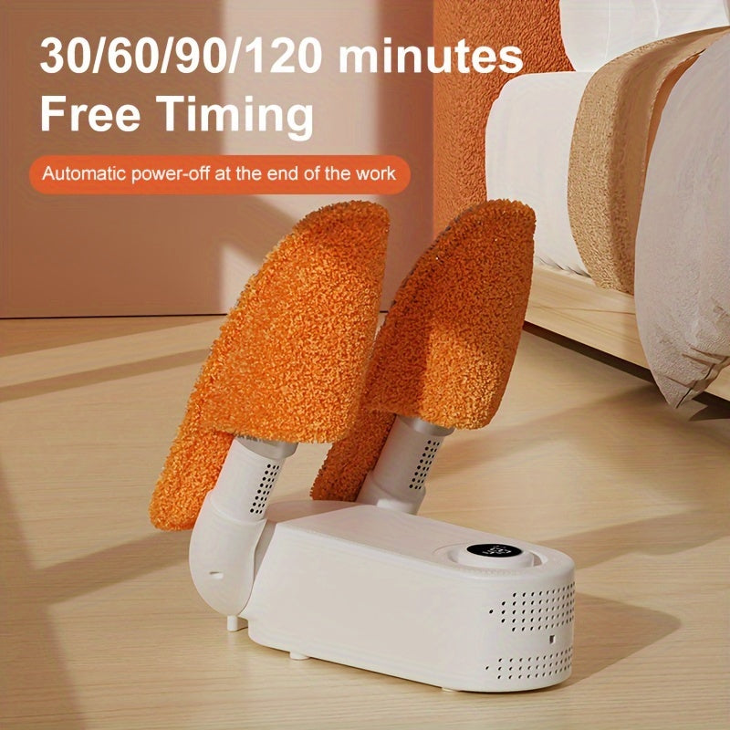 The Smart Shoe Dryer Is a Timed Device for Drying Shoes And Socks at Home Using Hot Air Circulation, Without Battery