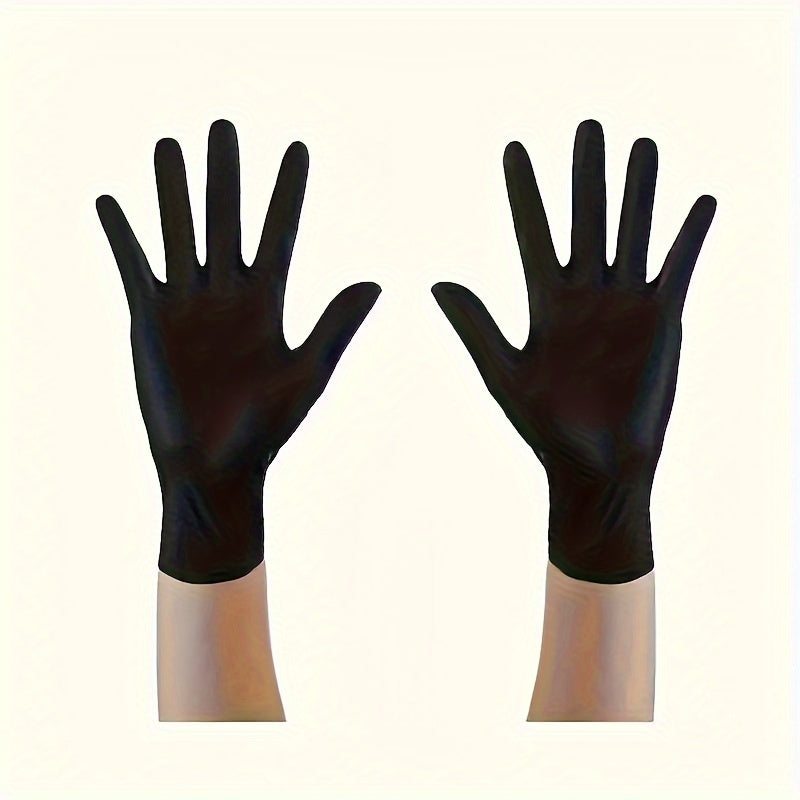 50/100pcs Ultra-Durable Nitrile Gloves - Waterproof, Tear-Resistant, And Powder-Free For Kitchen Cleaning, Tattoo, Hair Dyeing, Pet Grooming, Beauty Salons, And Household Chores - Perfect For Cleaning Supplies And Household G