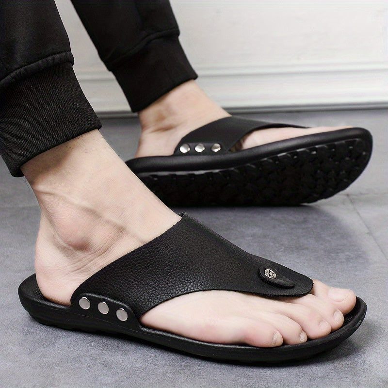 Simple Unisex Breathable Non-slip Slip On Sandals for Casual Summer Beach Outdoors for Men Women