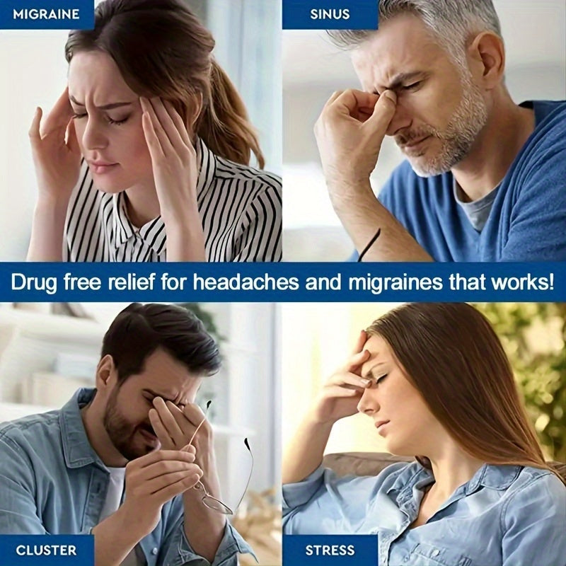 Headache Relief Cap, Migraine Ice Pack Mask Products, Women Cooling Gel Hat, Face Cold Compress Head Wrap for Her Stress. Great Birthday Gift for Mom, Sister, Grandma, Girlfriend, & Teacher