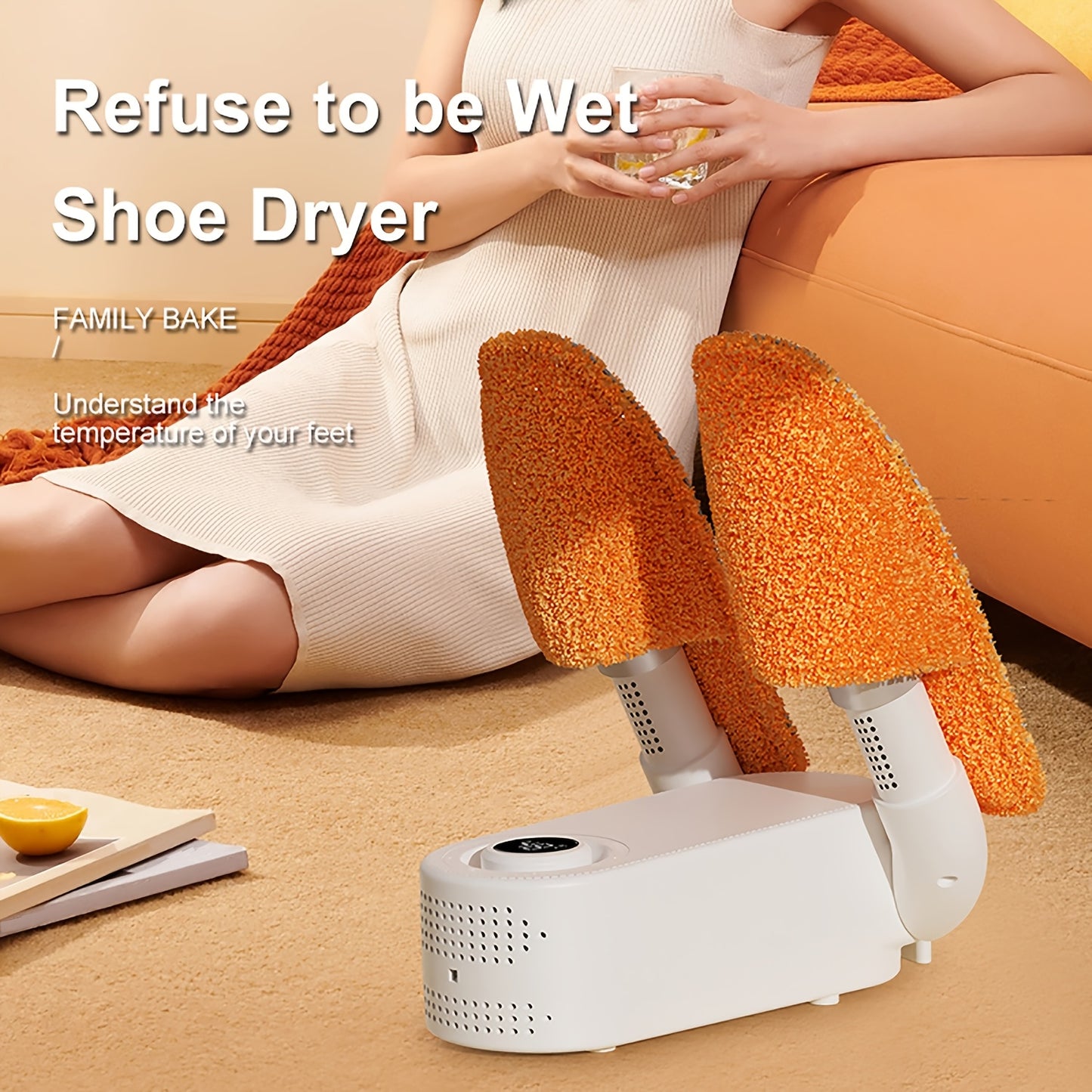 The Smart Shoe Dryer Is a Timed Device for Drying Shoes And Socks at Home Using Hot Air Circulation, Without Battery
