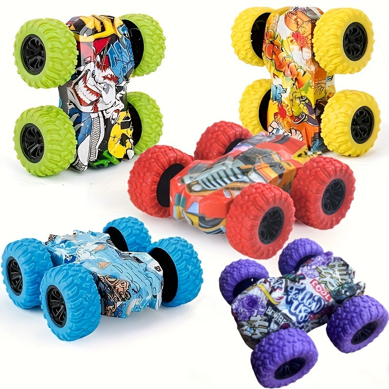 Fun Double-Side Vehicle Inertia Safety Crashworthiness And Fall Resistance Shatter-Proof Model For Kids Boy Toy Car Christmas, Halloween Gift