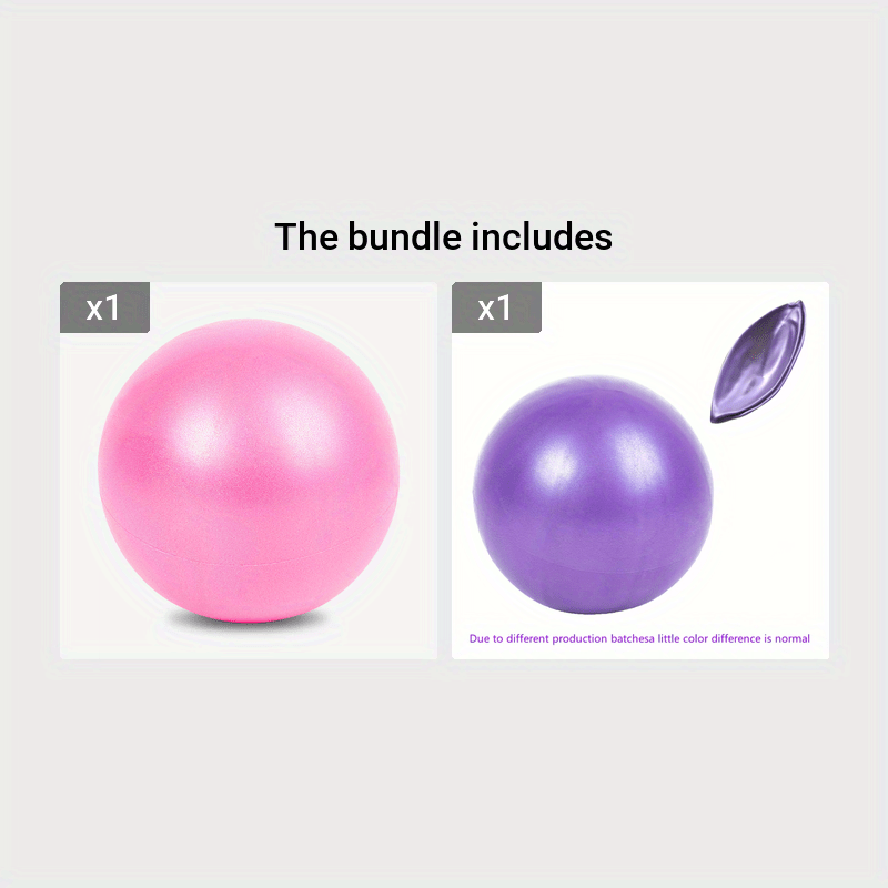 1pc 9.84-Inch  Yoga Ball for Shaping, Pilates Ball for Glutes, Home Fitness Balance Ball