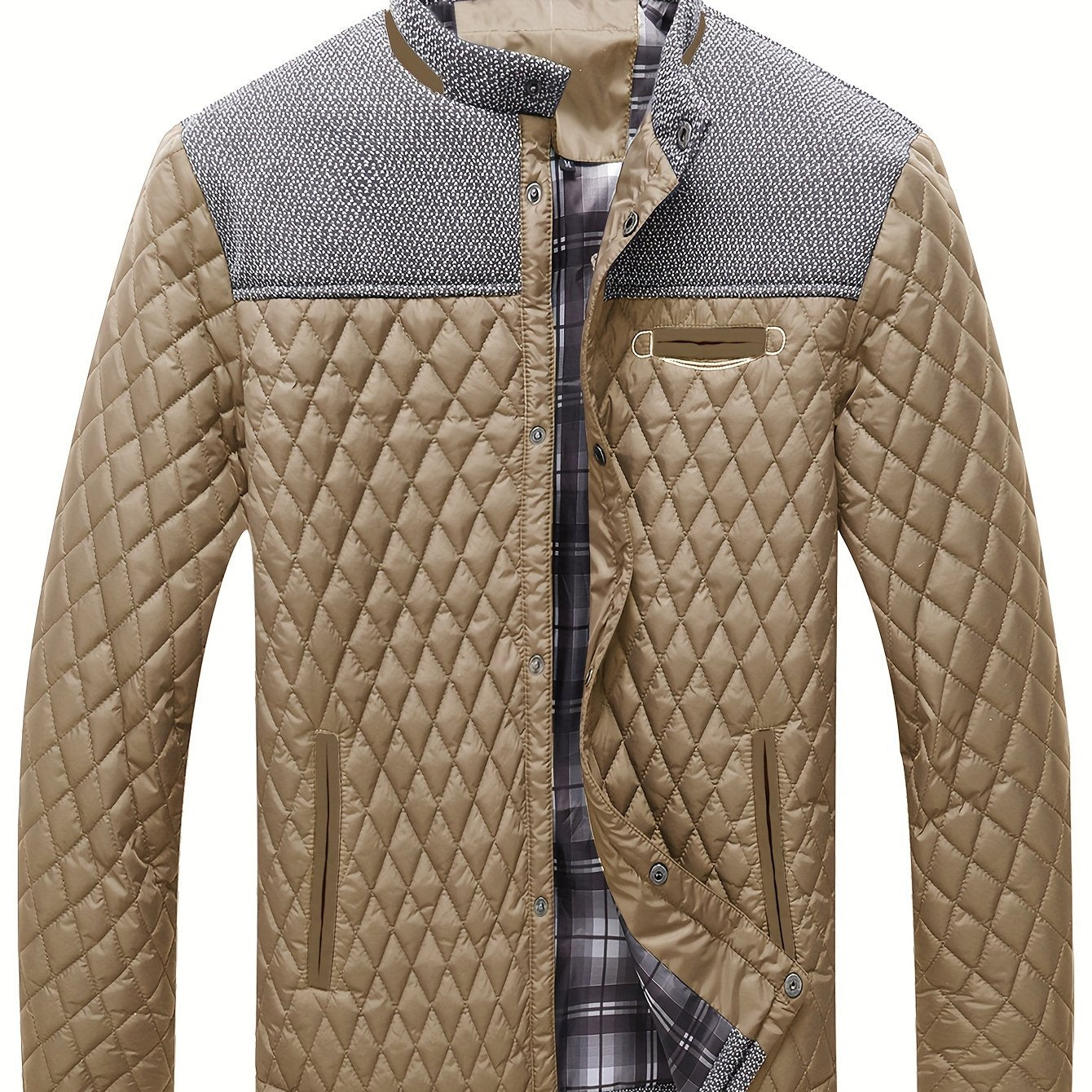 Men's Lightweight Warm Jacket, US Sizes