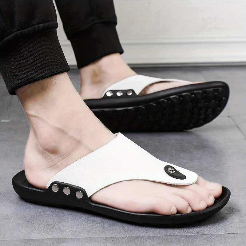 Simple Unisex Breathable Non-slip Slip On Sandals for Casual Summer Beach Outdoors for Men Women