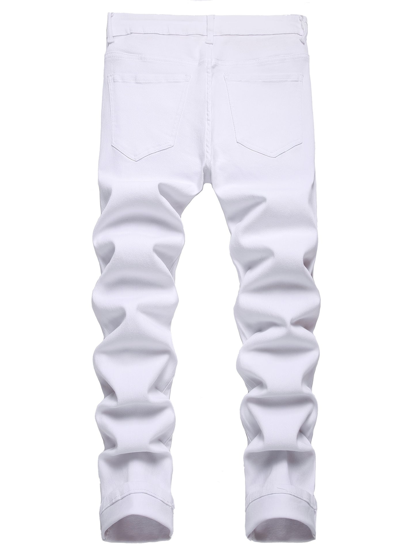 Men's Slim Fit Jeans Stretch Ripped Skinny Jeans for Men, Fashion Straight Leg Comfort Flex Waist Casual Pants, Pants for Men, Pantalones Para Hombr, Mens Sweatpants