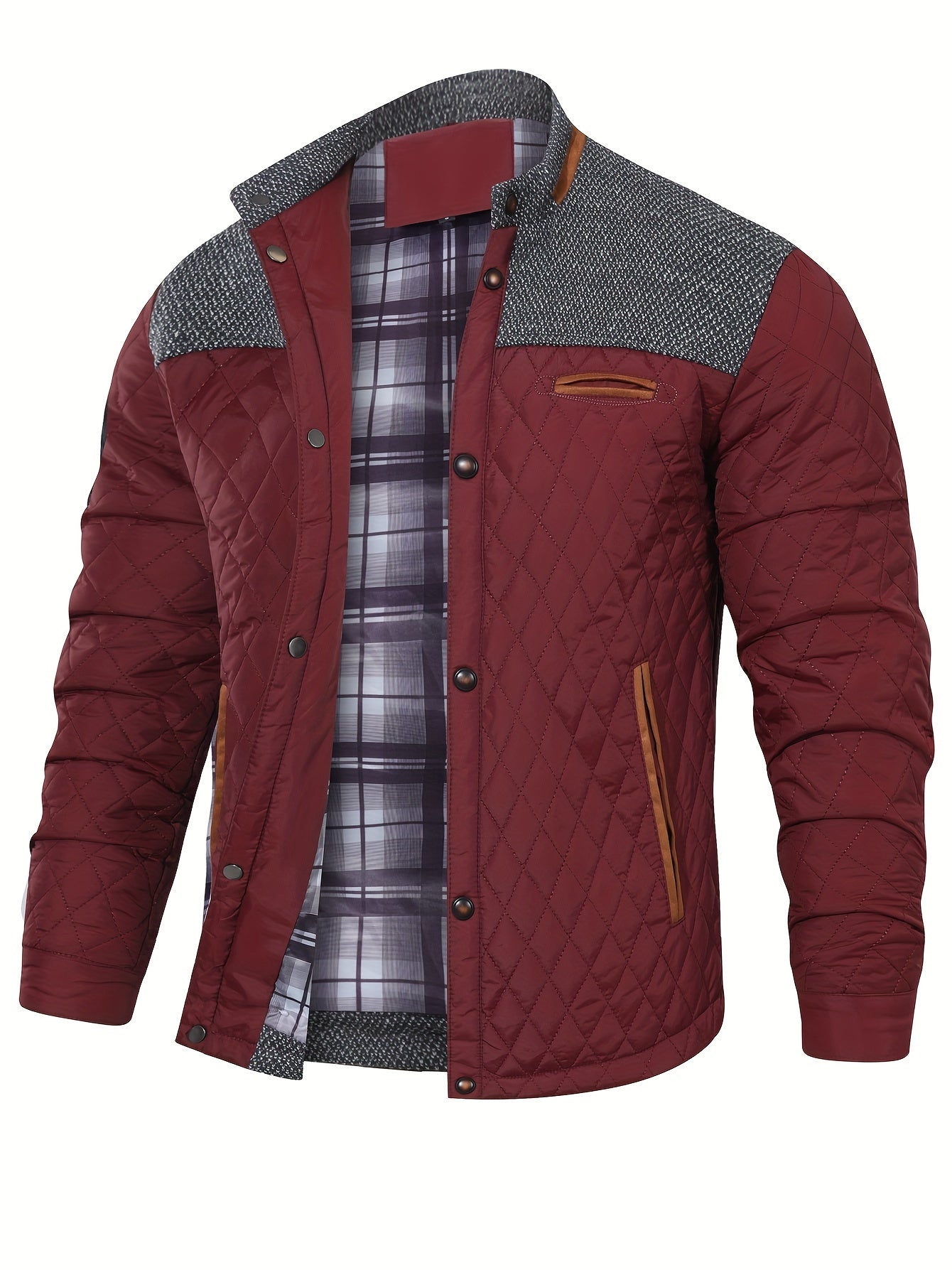 Men's Lightweight Warm Jacket, US Sizes