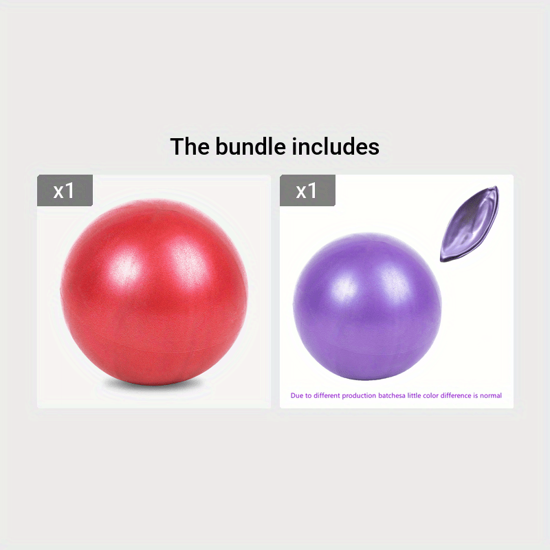 1pc 9.84-Inch  Yoga Ball for Shaping, Pilates Ball for Glutes, Home Fitness Balance Ball
