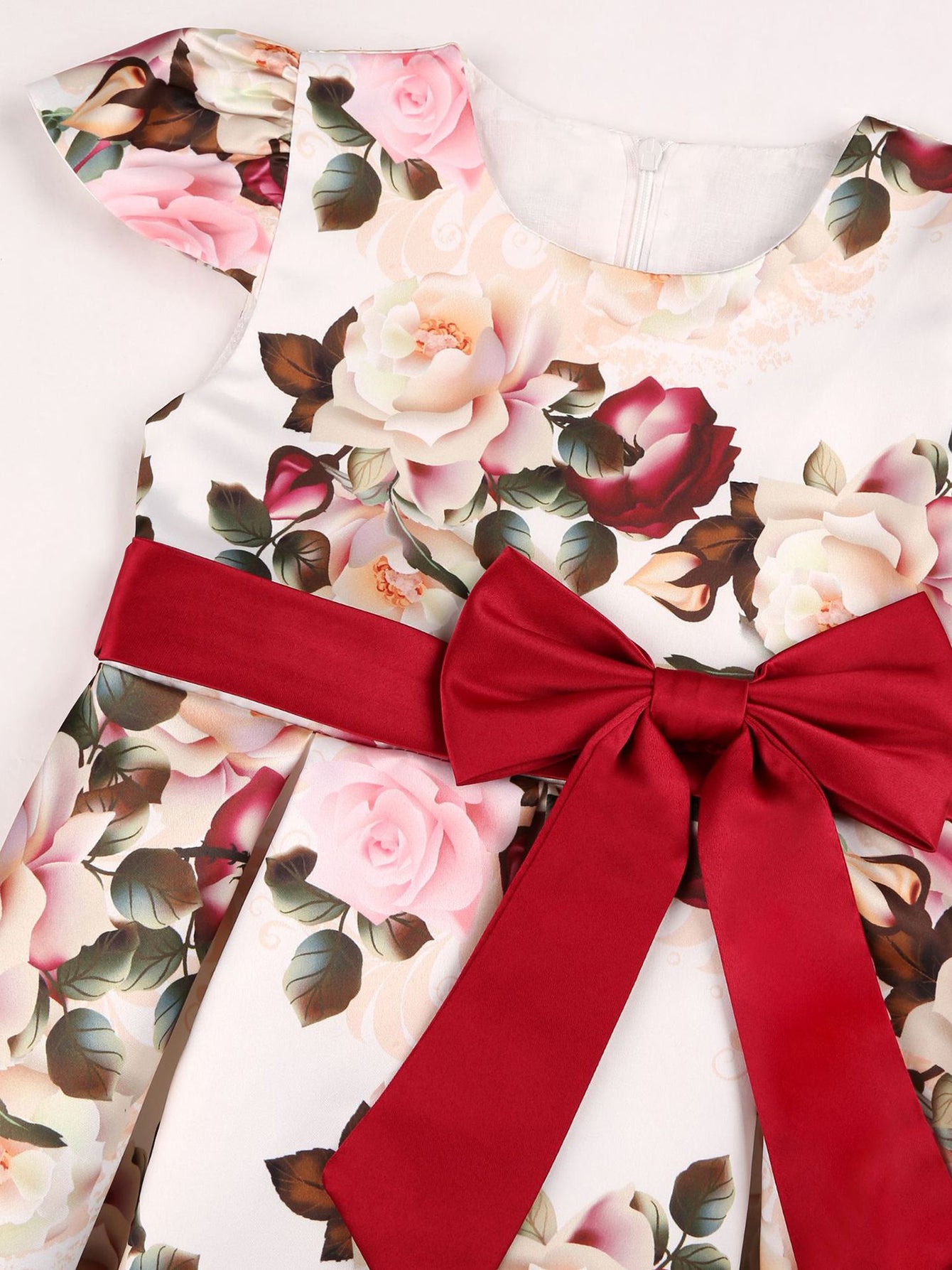 Children Eden 3-10 Years Girls Rose Print Dress
