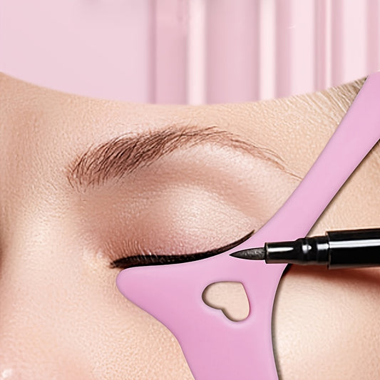 Silicone Wing Tips - Eyeliner Stencils, Mascara, Lipstick, Cream Mask Applicator Makeup Beauty Tool for Perfect Application