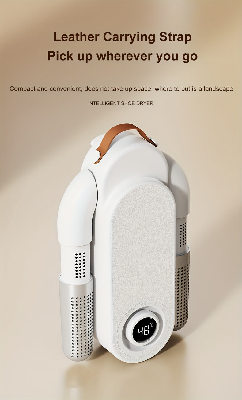The Smart Shoe Dryer Is a Timed Device for Drying Shoes And Socks at Home Using Hot Air Circulation, Without Battery