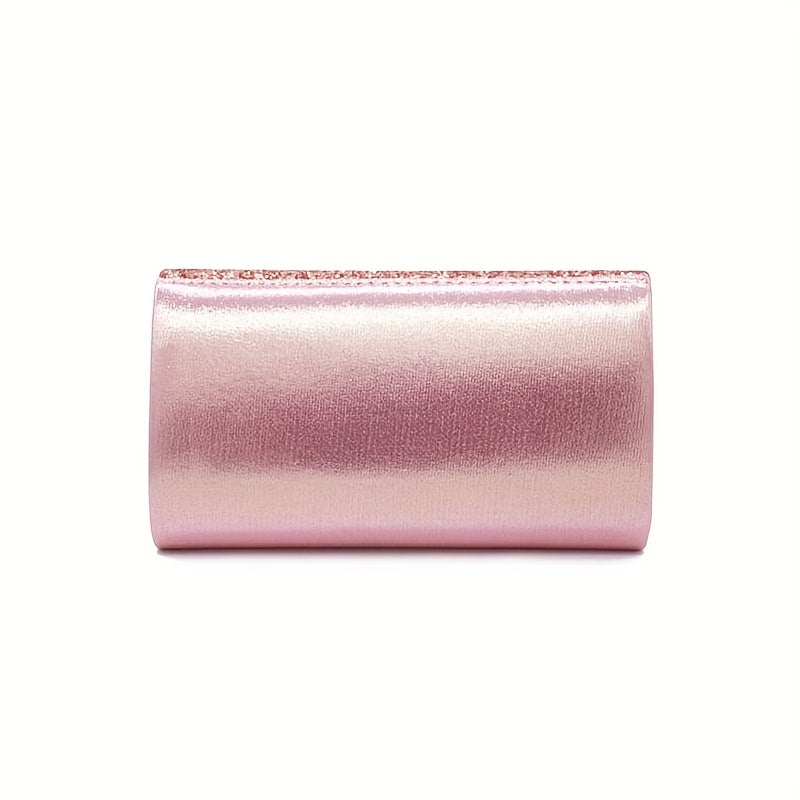 Women's Fashion Versatile Sequin Evening Bag Clutch Shoulder Chain Evening Dress Bag