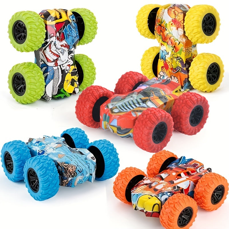 Fun Double-Side Vehicle Inertia Safety Crashworthiness And Fall Resistance Shatter-Proof Model For Kids Boy Toy Car Christmas, Halloween Gift