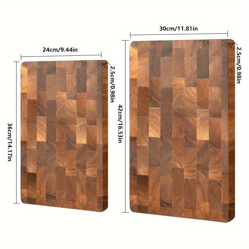 1/2pcs, Chopping Board, Wooden Cutting Board, Butcher Block, Cheese Charcuterie Board, Charcuterie Board for Meat, Cheese, Bread, Vegetables And Fruits, Cutting Board for Home Dormitory, Kitchen Gadgets, Gifts for Family