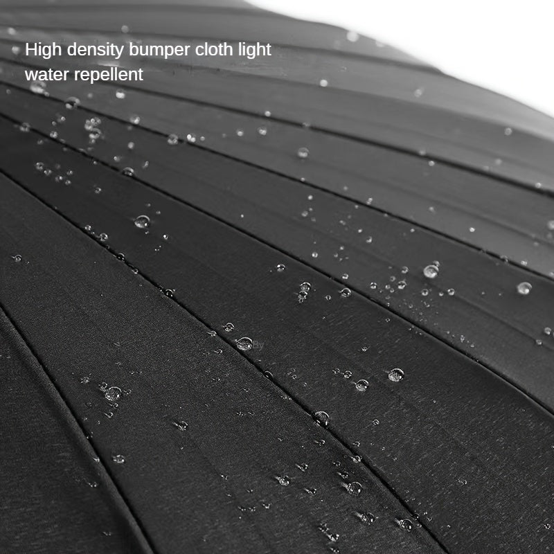 Unbreakable 24-Rib Automatic Umbrella - Super Large, Windproof & Waterproof - Compact for Men & Women - Comfortable Long Handle