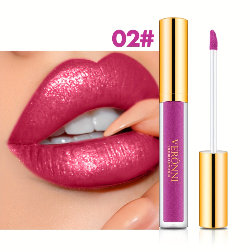10 Colors Diamond Shiny Lip Gloss, Pearly Glitter Shimmer Finish High Pigmented, Long Lasting Makeup, Smudge Proof Lip Stain Valentine's Day Gifts For Music Festival
