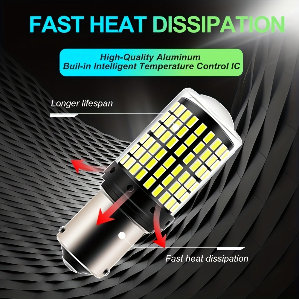 1pair/2pcs LED 1156 BA15S P21W 1157 P21/5W LED Bulbs For Super Brighter Car Brake Reversing Turn Signal Light