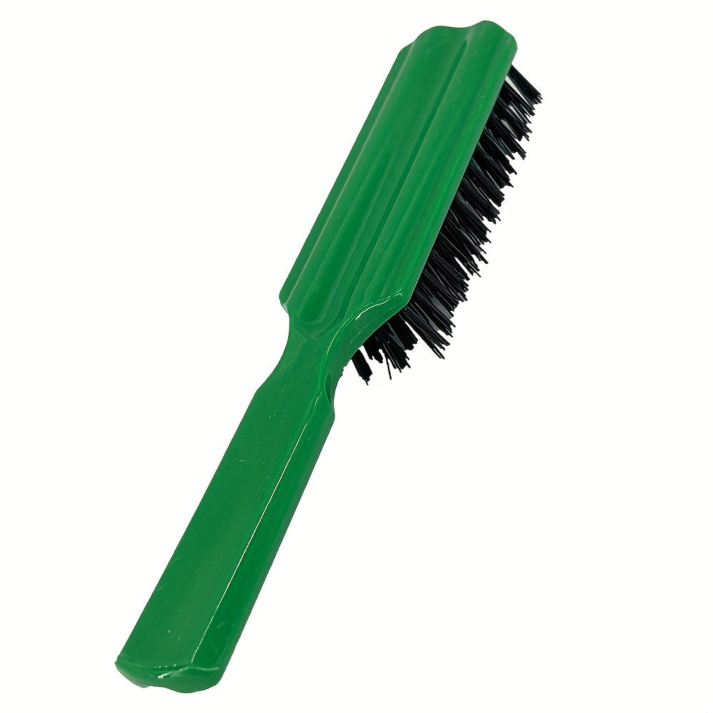Hair Styling Beard Brush Carving Cleaning Brush for Men Plastic Handle Comb Hair Styling Tools Accessories Nylon Hair Brush