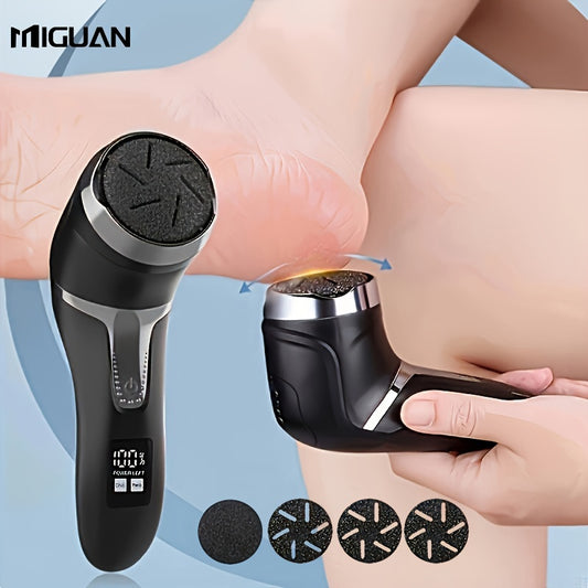 MIGUAN Electric Feet Callus Removers Rechargeable Portable Electronic Foot File Pedicure Tools - Professional Pedi Feet Care for Dead, Hard Cracked Dry Skin, Pedicure Tools, Usb Rechargeable, Durable Construction
