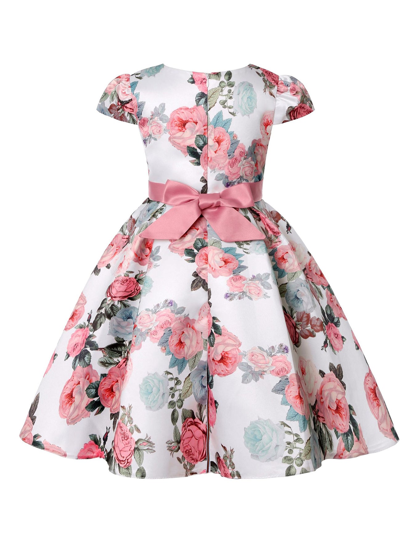 Children Eden 3-10 Years Girls Rose Print Dress
