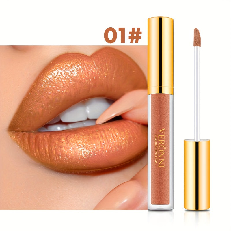 10 Colors Diamond Shiny Lip Gloss, Pearly Glitter Shimmer Finish High Pigmented, Long Lasting Makeup, Smudge Proof Lip Stain Valentine's Day Gifts For Music Festival