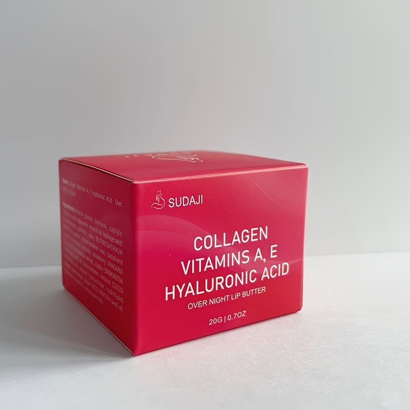Blueberry & Strawberry Collagen Lip Mask with Vitamin A & E - Hydrating and Nourishing Personal Care for Women