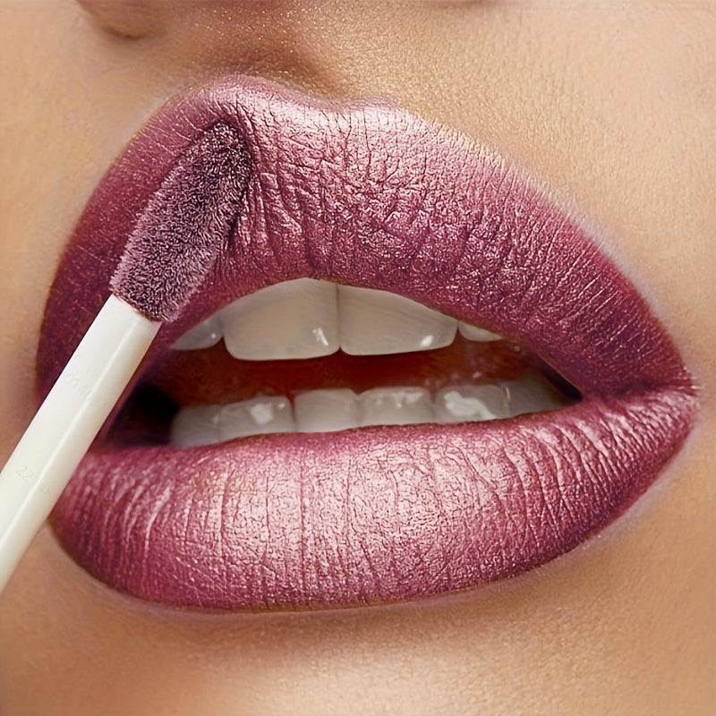 Golden Bar Luxury Lipstick - Timeless Velvety Smooth Finish, Intense Color Stay, Smudge-Proof & Waterproof - The Perfect Romantic Valentines Day Gift for Her