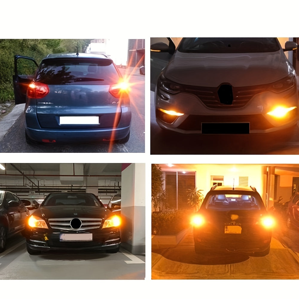1pair/2pcs LED 1156 BA15S P21W 1157 P21/5W LED Bulbs For Super Brighter Car Brake Reversing Turn Signal Light