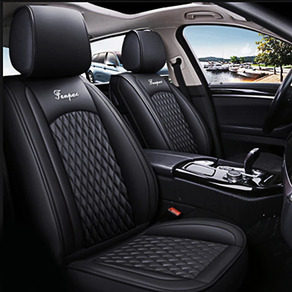 Black Car Seat Covers 5-Seats Protection Cushion Ct0008 Universal Seat Cover