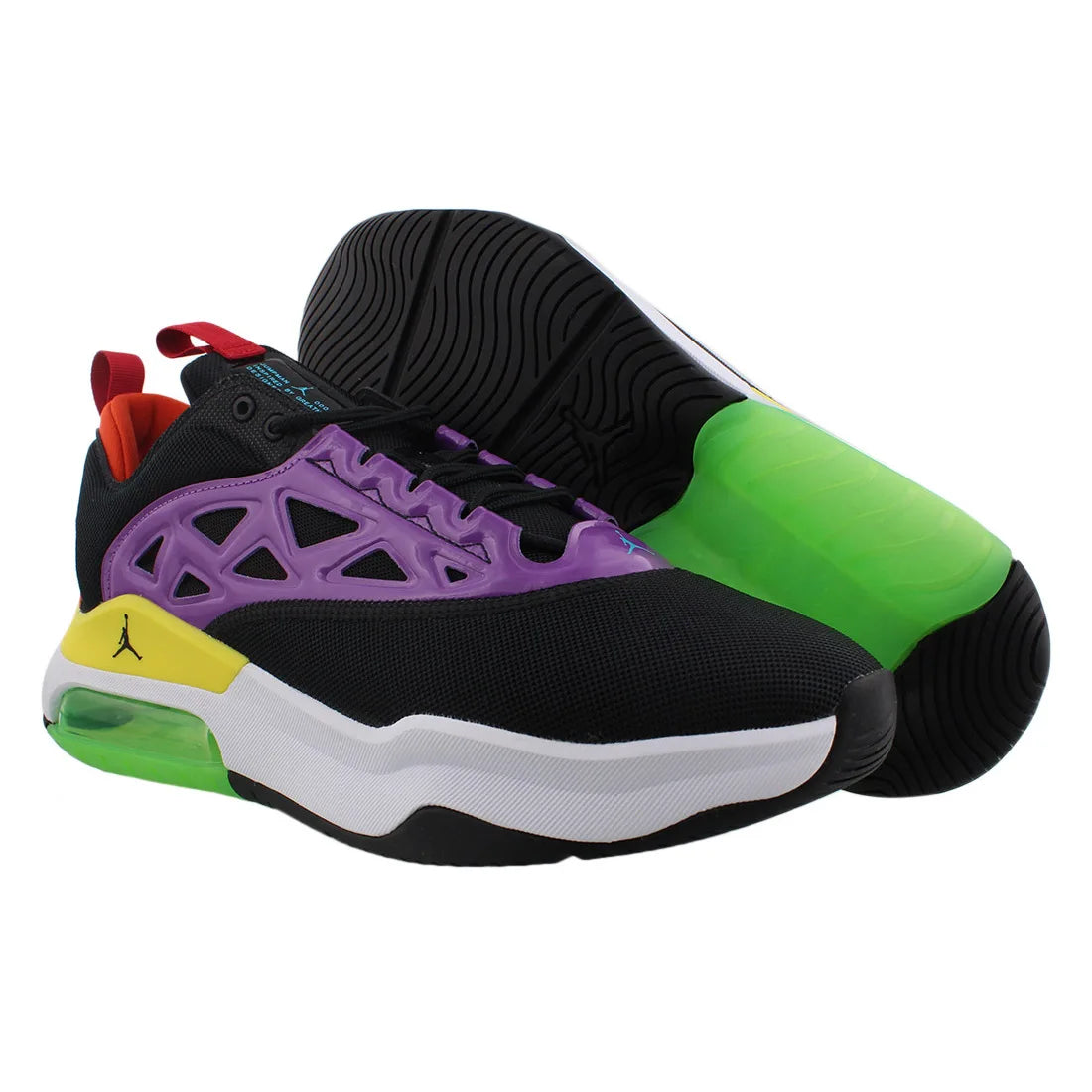 Jordan Air Max 200 Xx Womens Shoes Color: Black/Laser Blue/Purple  100% Authentic