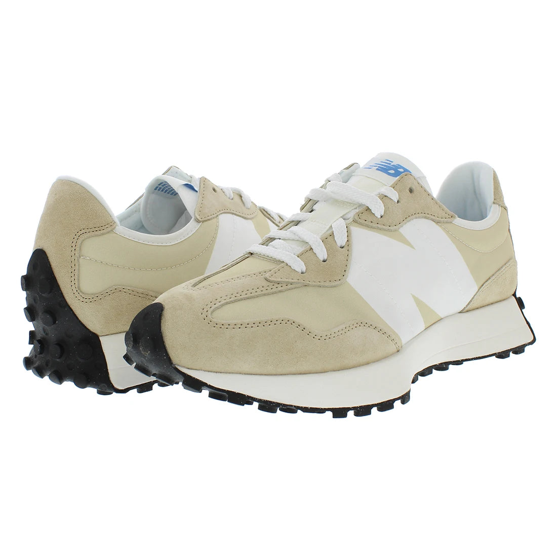 New Balance 327 Unisex Shoes Color: Beige Grey  100% Authentic