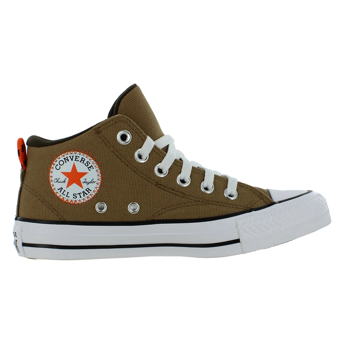 Converse Chuck Taylor All Star Malden Street Mid GS Boys Shoes Color: Hot Tea/Orange/White/Brown  100% Authentic