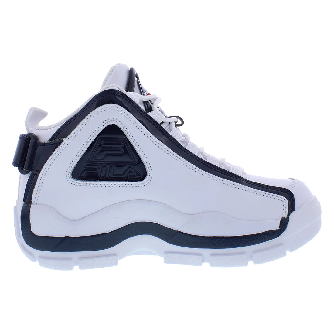 For Grant Hill 2 25th Anniversary GS Boys Shoes White/ Red/ Navy 100% Authentic China Model 3BM01368125