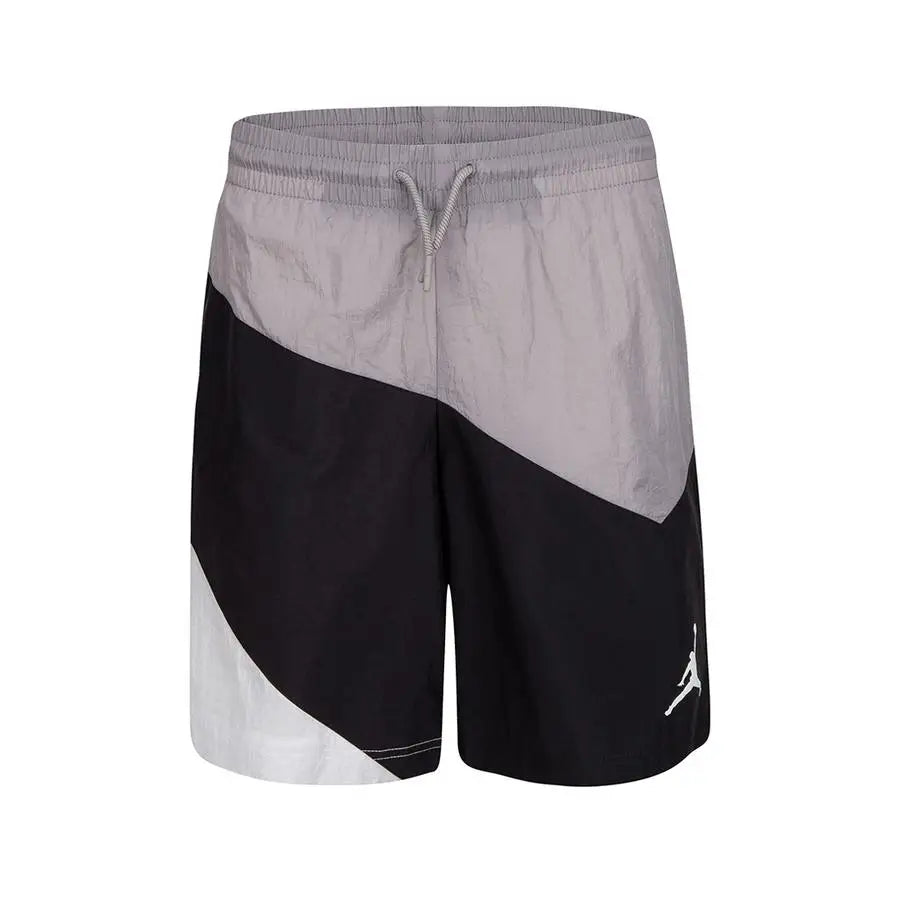 Jordan Jumpman Colorblock Boys Active Shorts Color: Grey/Black/White  100% Authentic