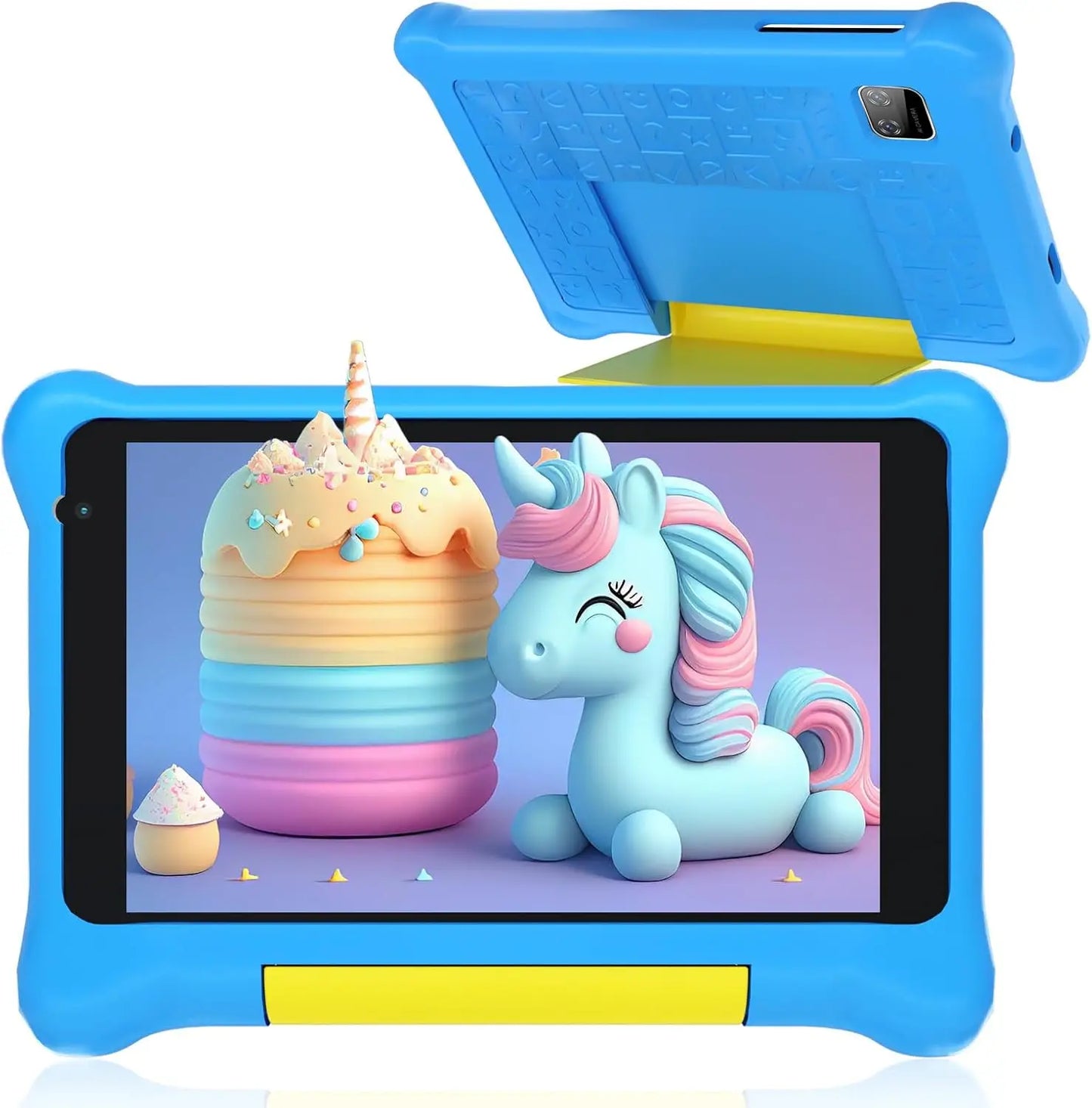 AEEZO 7 Inch Kids Tablet Quad Core Android 13 5GB RAM 32GB ROM WiFi Bluetooth Educational Software Installed Parental Control