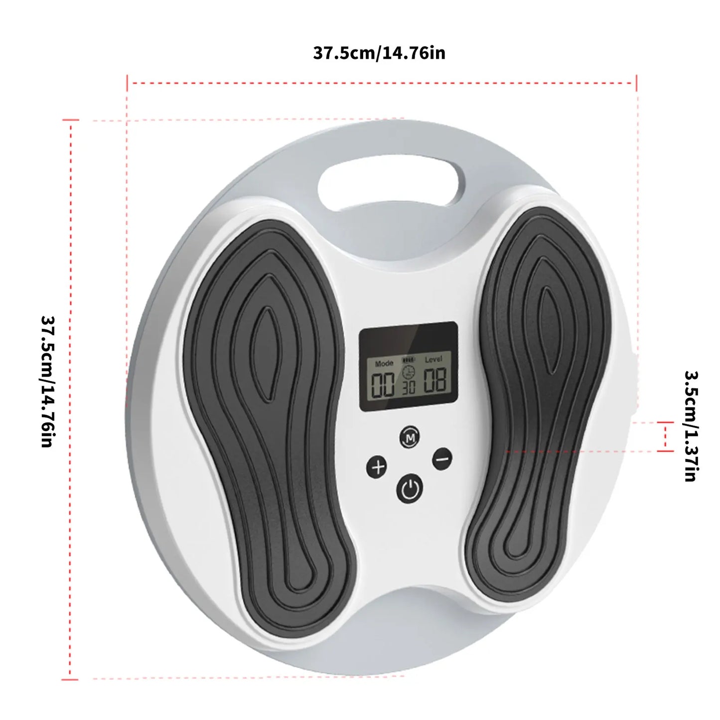 Electric Foot Massager, EMS TENS Low Frequency Pulse Massage Device for Improve Blood Circulation and Muscle Relax, Home Use