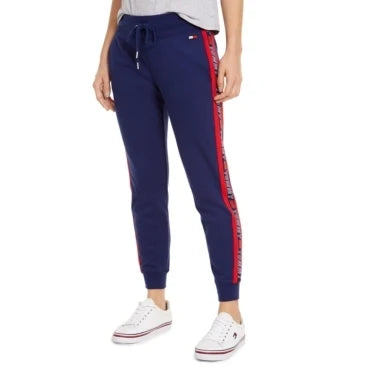 Tommy Hilfiger Sport Logo Womens Active Pants Color: Blue  100% Authentic