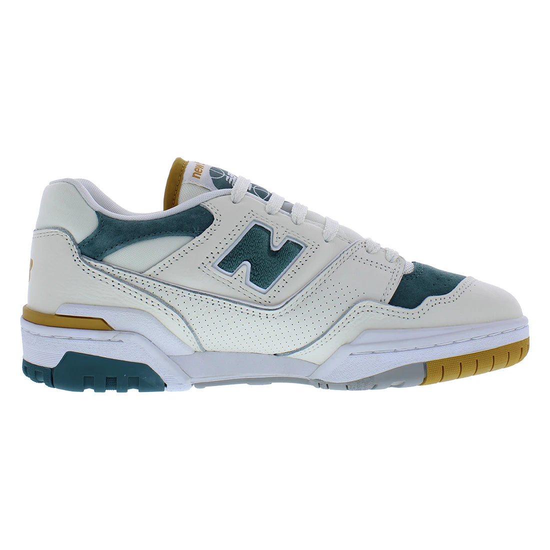New Balance 550 Mens Shoes Color: White/Green  100% Authentic