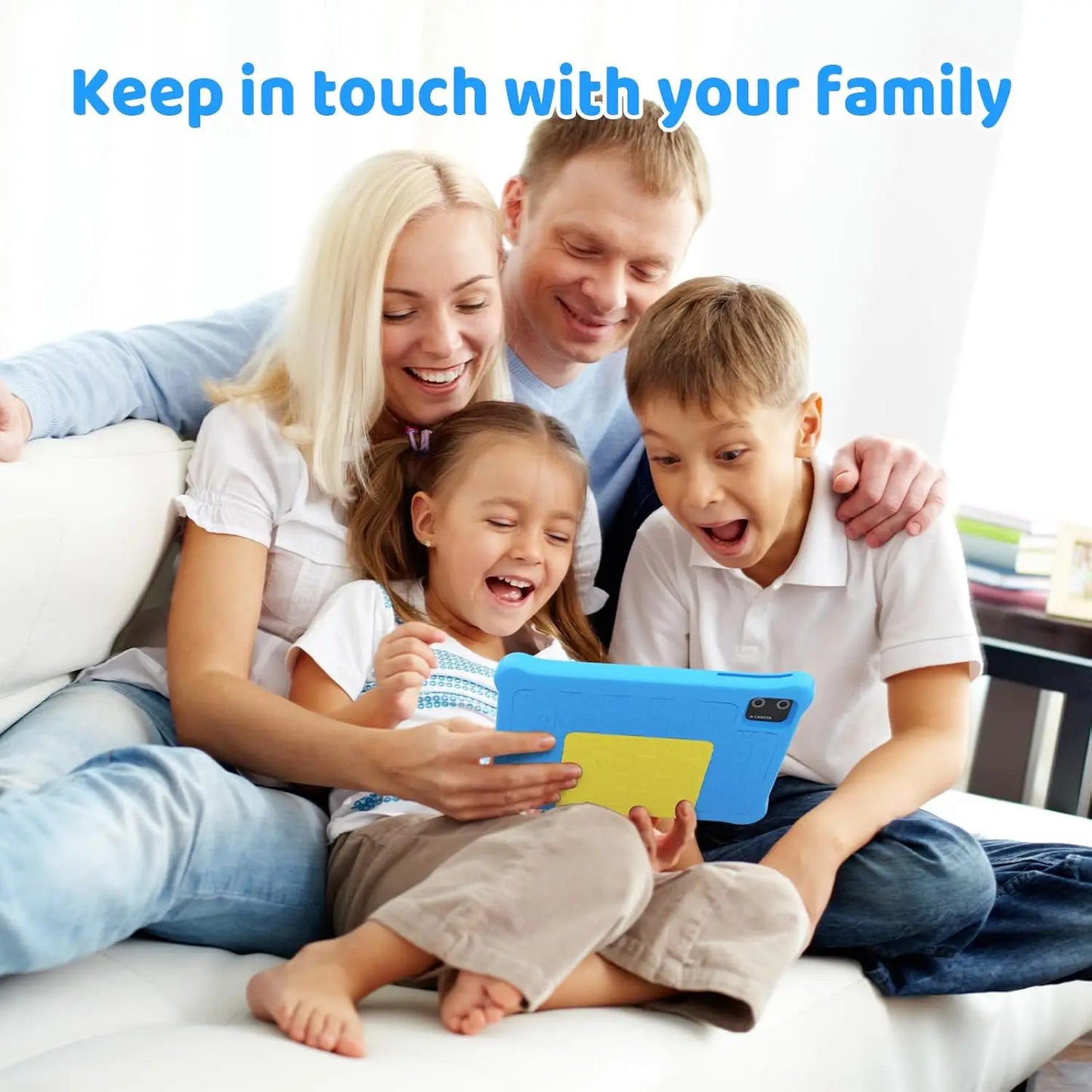AEEZO 7 Inch Kids Tablet Quad Core Android 13 5GB RAM 32GB ROM WiFi Bluetooth Educational Software Installed Parental Control